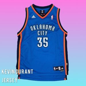 Adidas Oklahoma City Kevin Durant 35 Jersey Boys Large